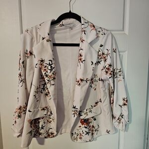 Floral blazer